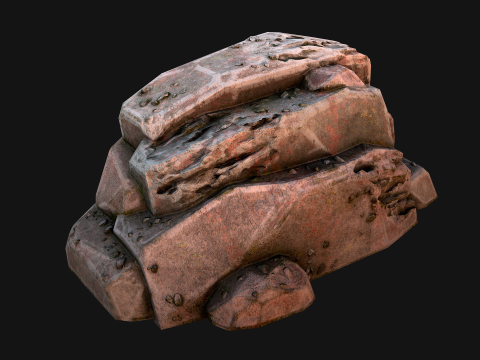 Rocks Stones Pebble Environment for Mine 3D 模型