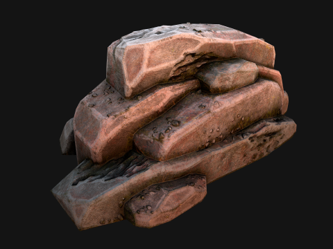 Rocks Stones Pebble Environment for Mine 3D 模型