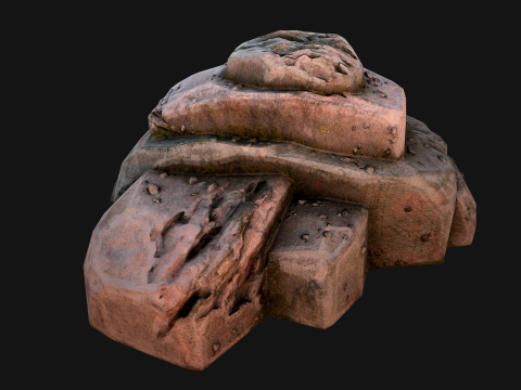 Rocks Stones Pebble Environment for Mine 3D 模型