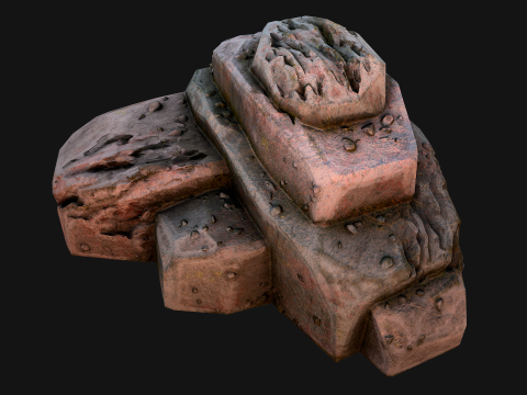 Rocks Stones Pebble Environment for Mine 3D 模型