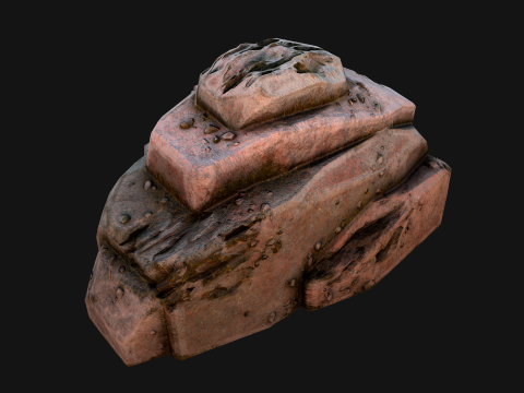 Rocks Stones Pebble Environment for Mine 3D 模型