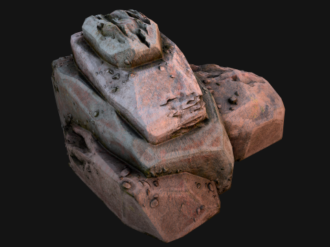 Rocks Stones Pebble Environment for Mine 3D 模型