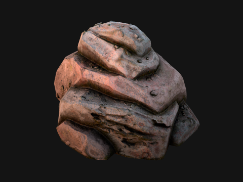 Rocks Stones Pebble Environment for Mine 3D 模型