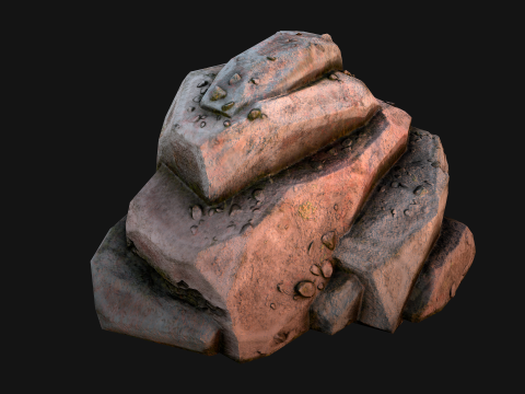 Rocks Stones Pebble Environment for Mine 3D 模型