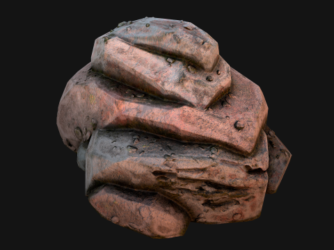Rocks Stones Pebble Environment for Mine 3D 模型