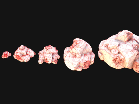 Stones and Rocks Stylized Pack 3D Model