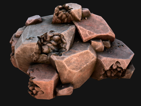 Stones and Rocks Stylized Pack 3D-Modell