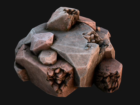 Stones and Rocks Stylized Pack 3D-Modell