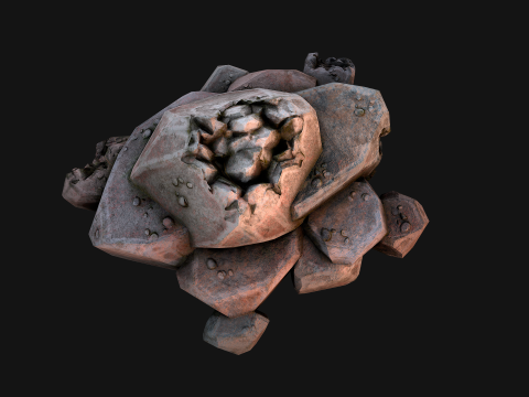 Stones and Rocks Stylized Pack 3D-Modell