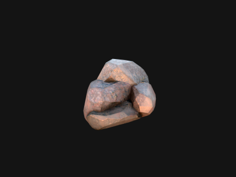 Tin Ores Deposits Minerals Metal Mine Model 3D
