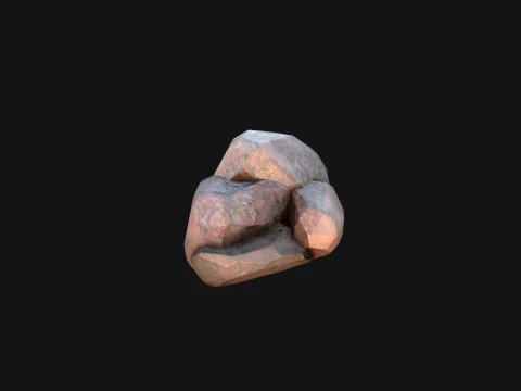 Tin Ores Deposits Minerals Metal Mine 3D Model