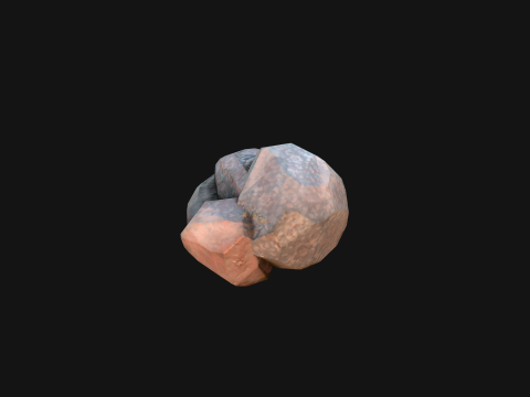 Tin Ores Deposits Minerals Metal Mine Model 3D