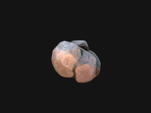 Tin Ores Deposits Minerals Metal Mine 3D Model