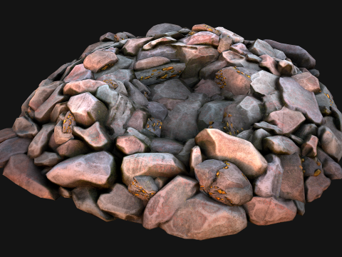 Gold Deposits in The Ground 3D मॉडल
