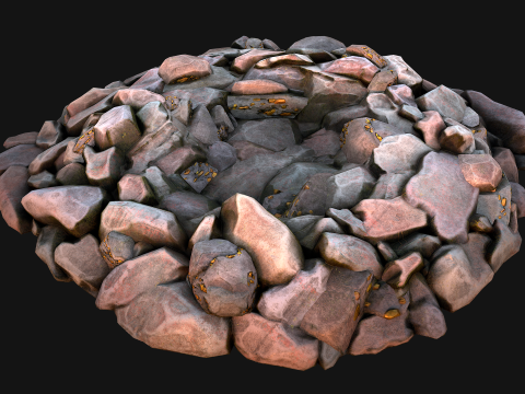 Gold Deposits in The Ground 3D मॉडल
