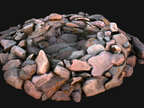 Gold Deposits in The Ground 3D मॉडल