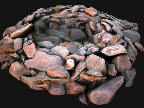 Gold Deposits in The Ground 3D मॉडल