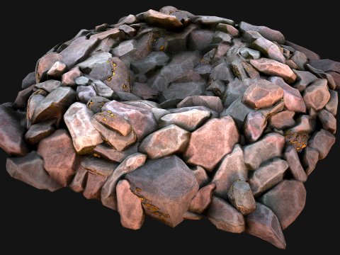 Gold Deposits in The Ground 3D मॉडल