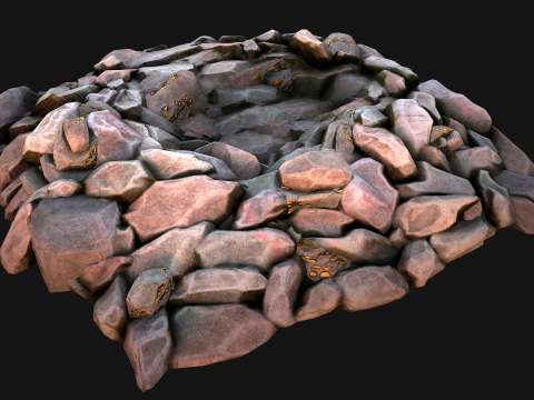 Gold Deposits in The Ground 3D मॉडल
