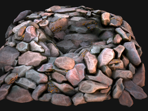 Gold Deposits in The Ground 3D मॉडल