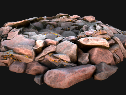 Gold Deposits in The Ground 3D मॉडल