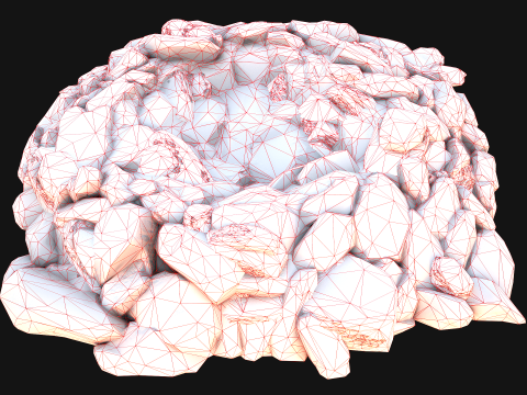 Gold Ore Mineral Treasure Mines 3D Model