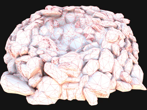 Gold Ore Mineral Treasure Mines 3D Model