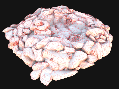 Iron Metal Ore Minerals 3D Model