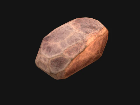 Copper Ore Metal Deposits for Mine 3D Model
