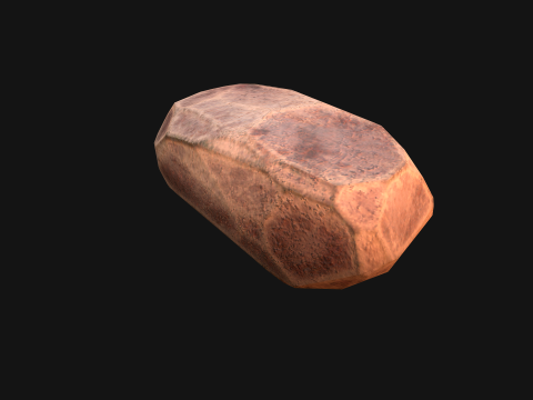 Copper Ore Metal Deposits for Mine 3Dモデル