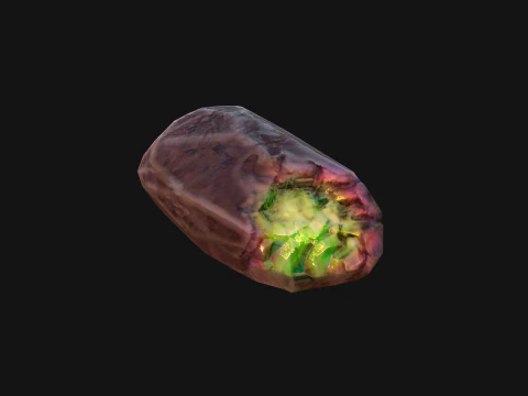 Cave Crystal Gemstone Ore 3D Model