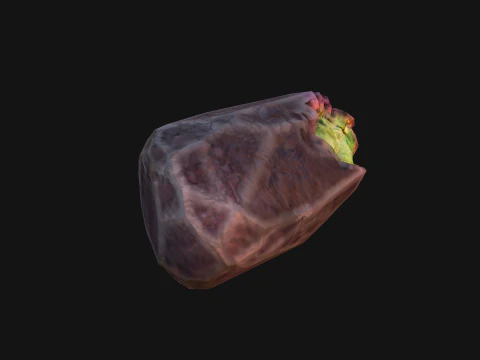 Cave Crystal Gemstone Ore 3D Model