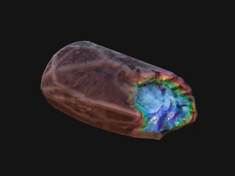 Rocks Crystals Gems Pack for Cave Dungeon Mine 3D Model
