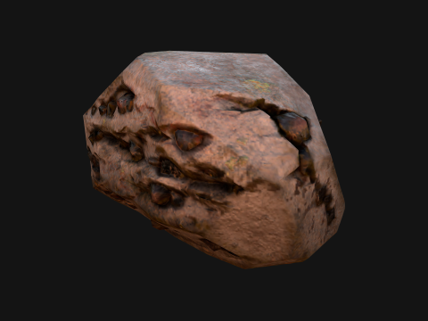 Coal Deposits Rocks and Ore 3D 模型