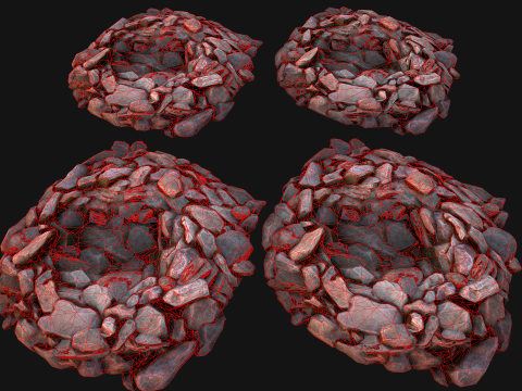Gems Minerals Gemstone Mine Resource Pack 3Dモデル