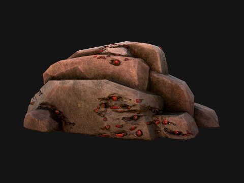 Gems Minerals Gemstone Mine Resource Pack 3Dモデル