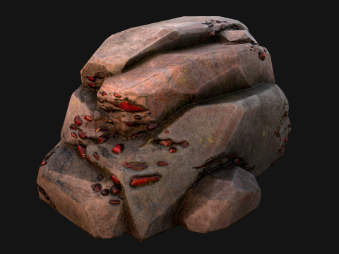 Gems Minerals Gemstone Mine Resource Pack 3Dモデル