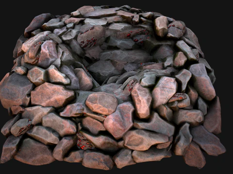 Gems Minerals Gemstone Mine Resource Pack 3D Model
