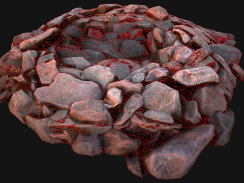 Gems Minerals Gemstone Mine Resource Pack 3D Model