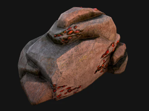 Gems Gemstone Minerals Magical Crystals Ore 3D Model
