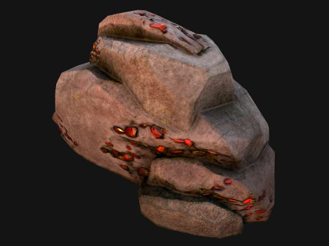 Gems Gemstone Minerals Magical Crystals Ore 3D Model