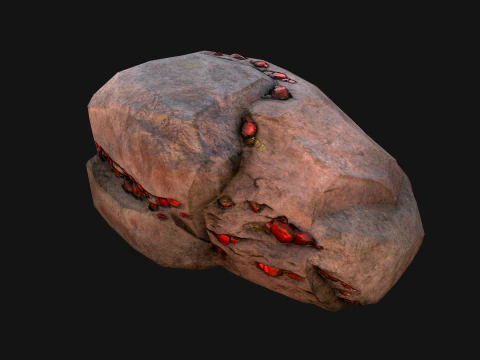 Gems Gemstone Minerals Magical Crystals Ore 3D Model