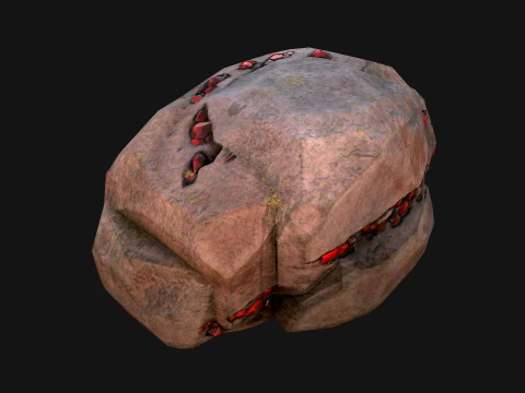 Gems Gemstone Minerals Magical Crystals Ore 3D Model