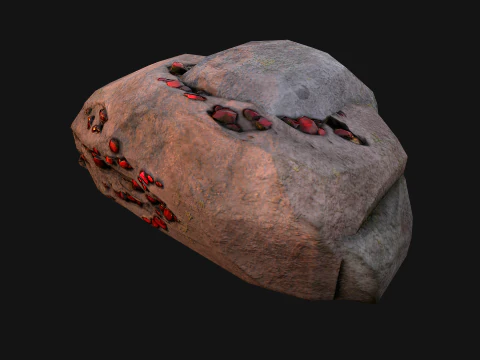 Gems Gemstone Minerals Magical Crystals Ore 3D Model