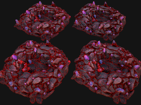 Ore Iron Gems Metal Crystals Minerals Industrial Resources Set 3Dモデル