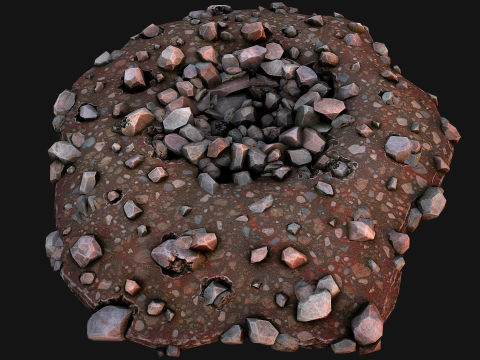 Gold Ore Deposits Environments for Mine Modelo 3D