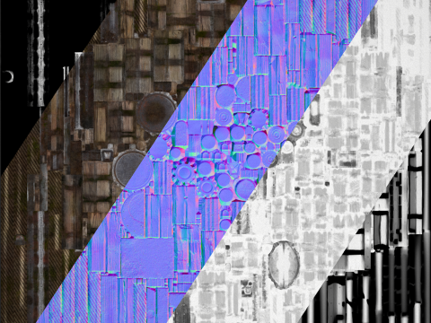 Medieval Tin Ore Mine 3D-Modell