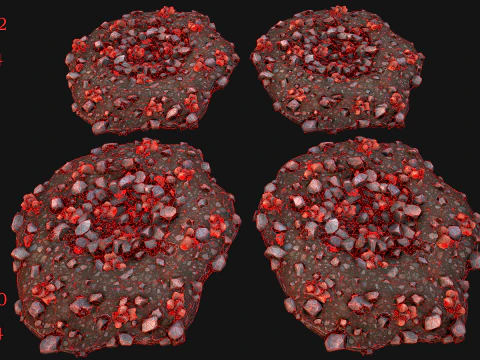 Medieval Copper Ore Mine 3D Model