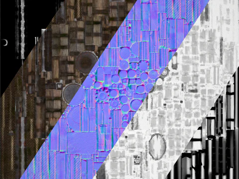 Medieval Crystal Mineral Ore Mine 3D Model