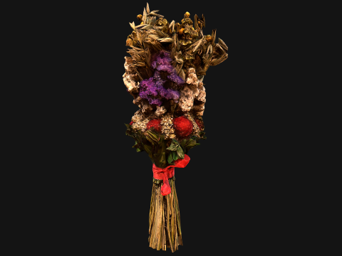 Flowers with Herbs Didukh Ukrainian Souvenir Modèle 3D